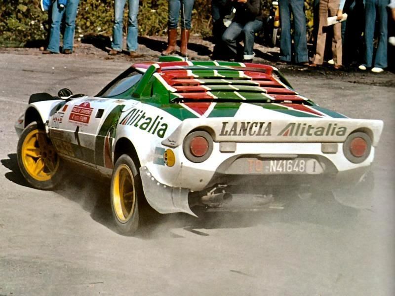 The official Lancia rally team