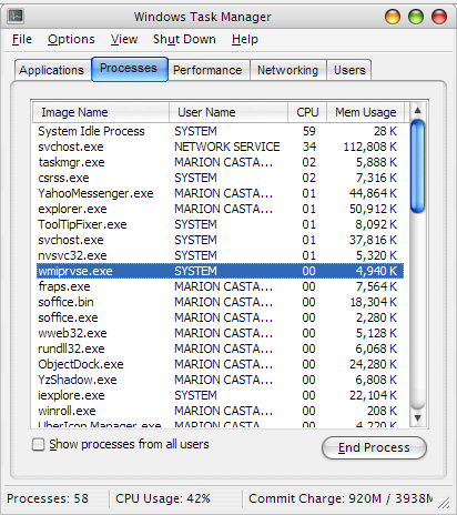 Vista Cpu Usage High