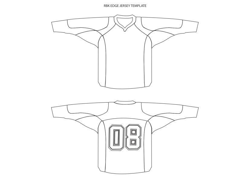 Design Your Own Hockey Jersey Template