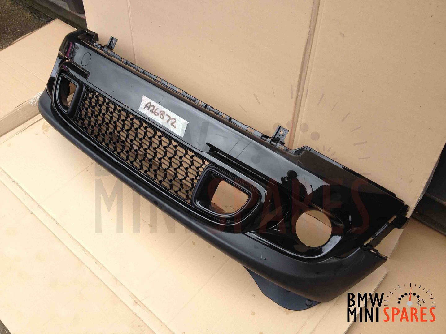 BMW MINI Cooper S LCI Complete Front Bumper In Midnight Black R56 R57