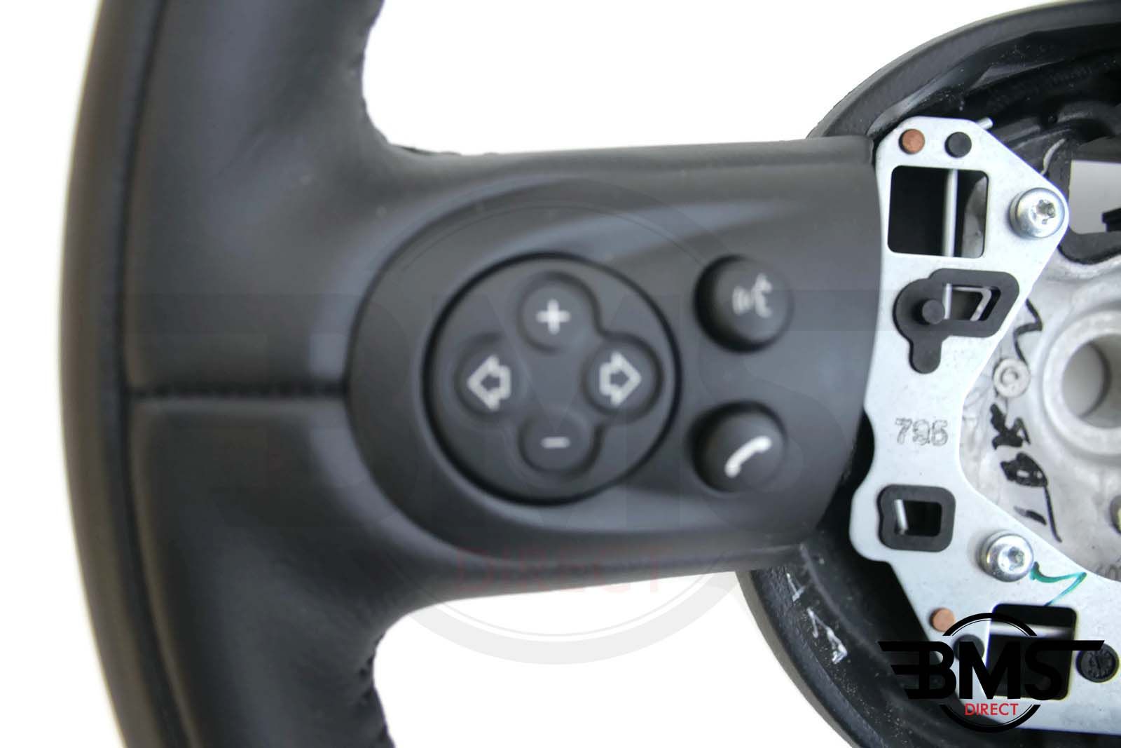 BMW MINI One / Cooper / S / D 3Spoke Multifunction Steering Wheel R55