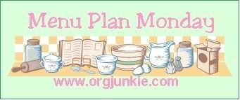 Menu Plan Monday