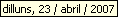 23 Abril 2007