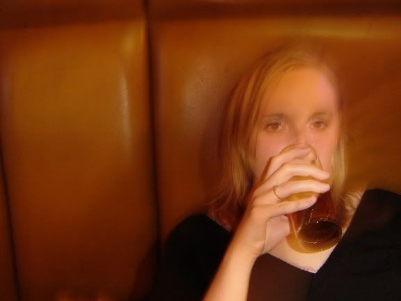 Drinking the finest ale in Scotland