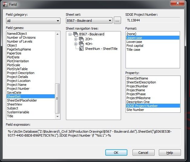 Current Sheet (Set) Custom in Sheet Set Manager