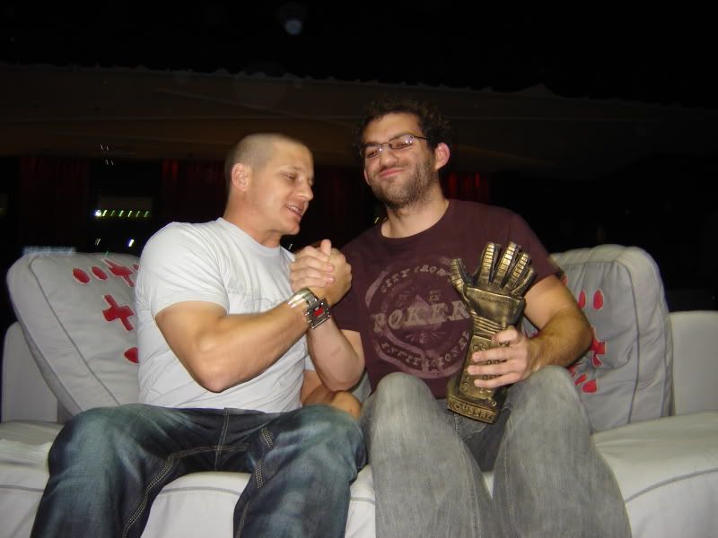 Shawny D. (Left), Bryan Turcotte (Right) The winner of LoveSac Speedrun Classic