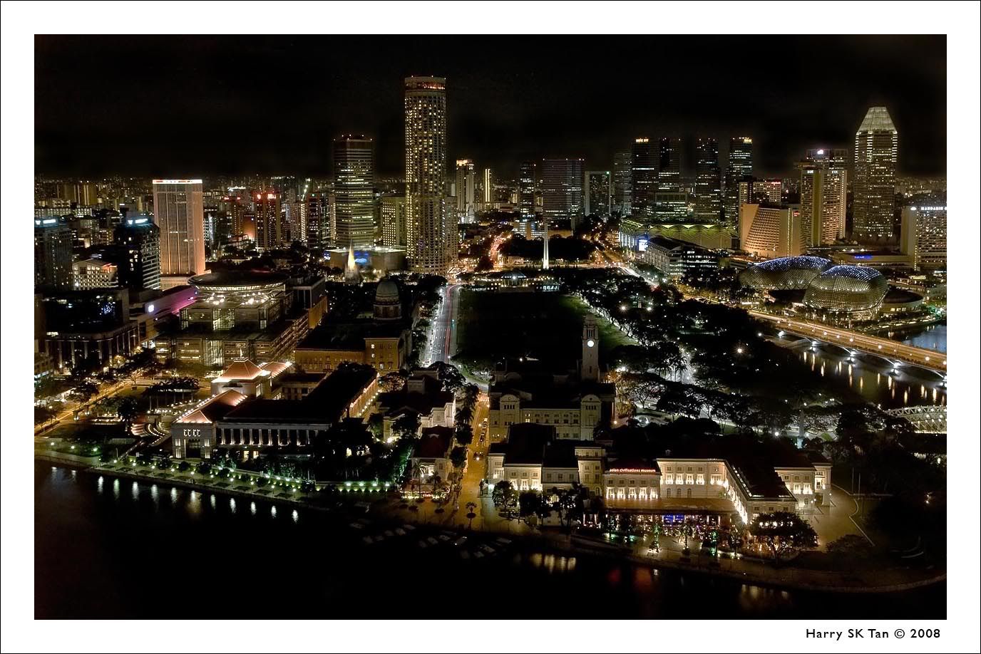 Singapore Night Sky