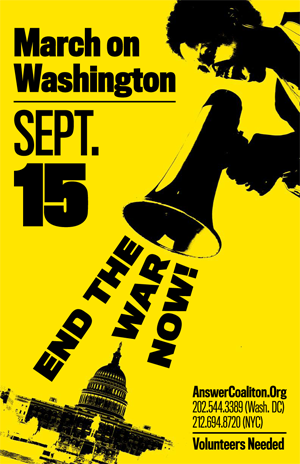 March on Washing ton and shut down the war! Go to: March on Washing ton and shut down the war! Go to: