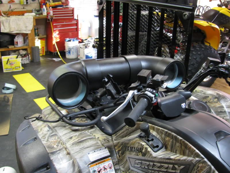 AUDIO TUBE construction has begun! - Yamaha Grizzly ATV Forum