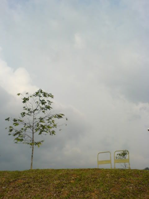 Keat Hong - Clouds, Tree and a pair of trolley