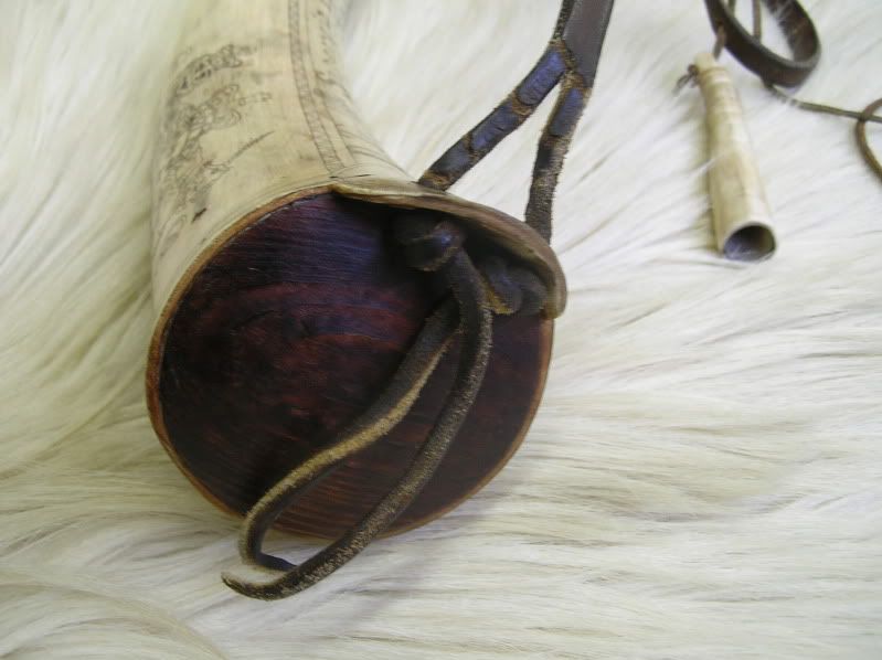 Powder Horn strap attachment