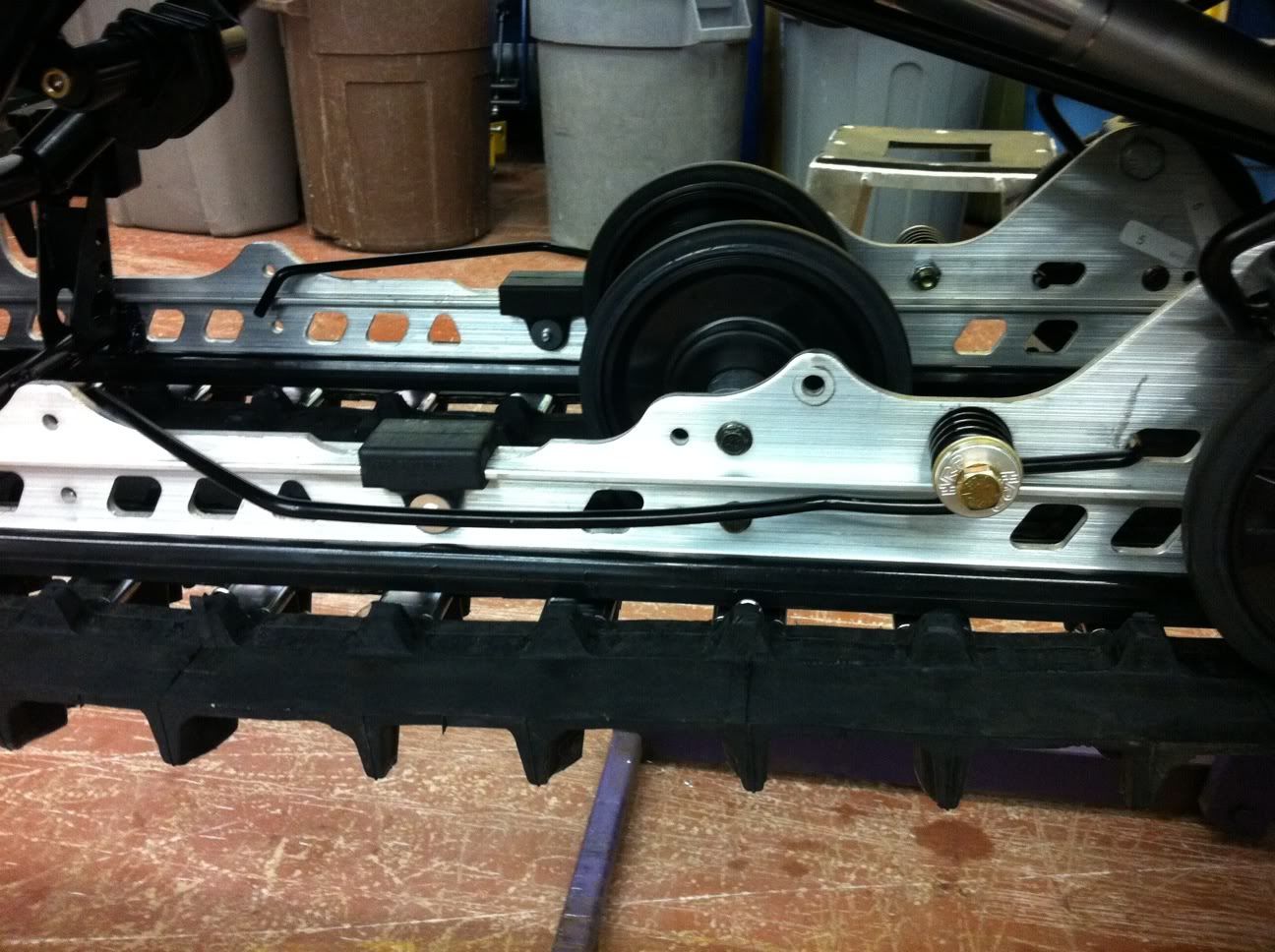 Ice Scratcher Idler wheel Adapter Install Question SkiDoo