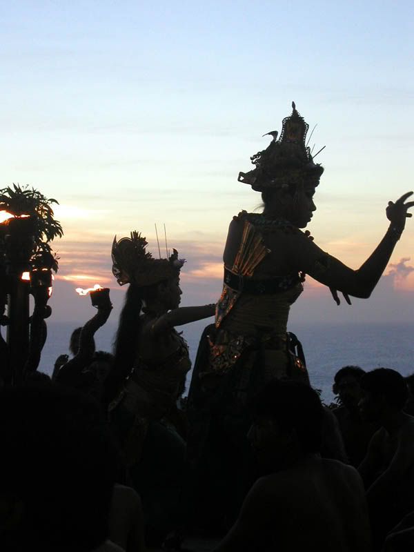 Beautiful Kecak silhouttes