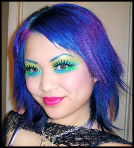 Blue Hair Cuts on Professional Hair Care  2009 Popular Punk Hairstyles