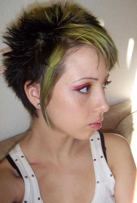 emo punk hairstyles for girls. cute emo hairstyle for girls