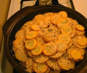 summer squash and potato torte