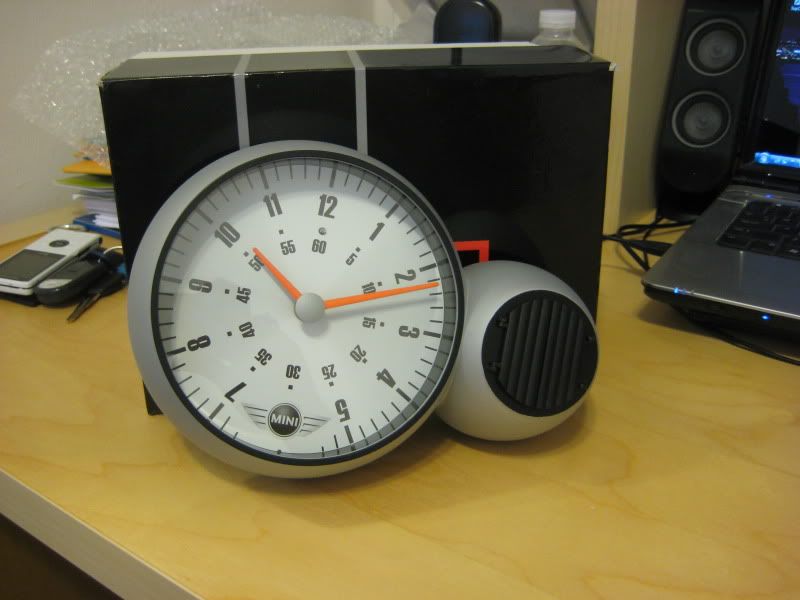 FS MINI Cooper Original Cuckoo Wall Clock North American Motoring