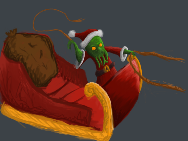 DSG 1316: Holiday Creature: SANTA CTHULHU DSG 1316: Holiday Creature: SANTA CTHULHU