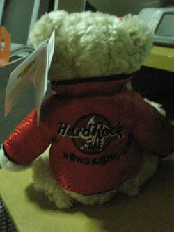 Hard rock cafe bear