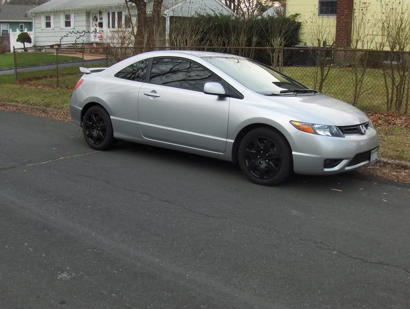 Spray paint hubcaps honda #1