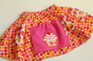 Taste - Cupcake Apron Twirl Skirt, Size 2/3