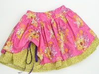 Color Pop Bustle Skirt, Size 3