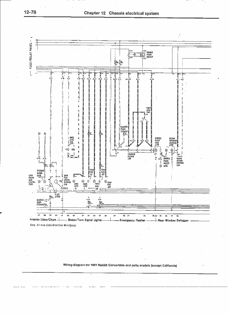 VW Rabbit Forum " Hazard Switch Not Illuminating '86 Cabriolet