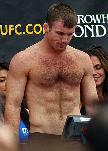 Hot hairy chest from the UFC