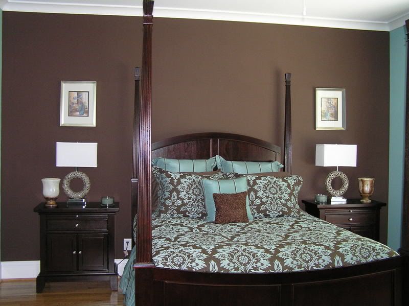 Blue and Brown Master Bedroom Ideas