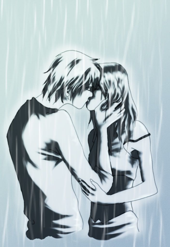 rain rainy day for edward and bella