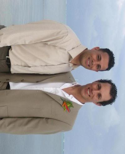 michael and I in Belize