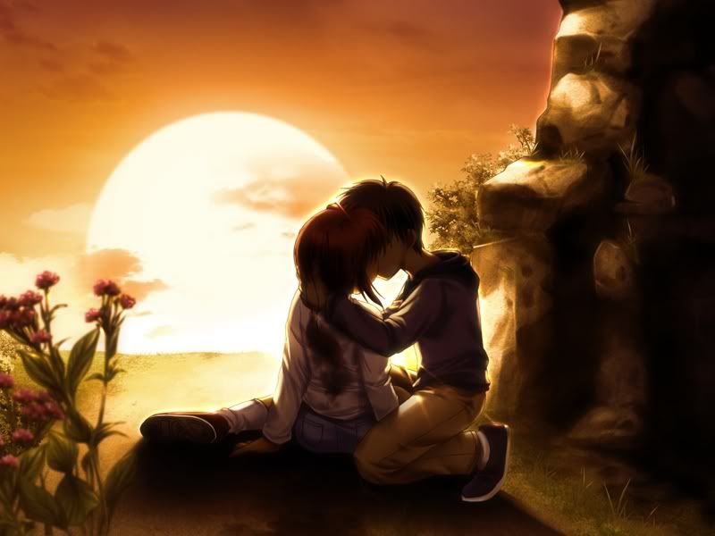 Anime Couples In The Sunset. Anime Couples :: sunset-1.jpg