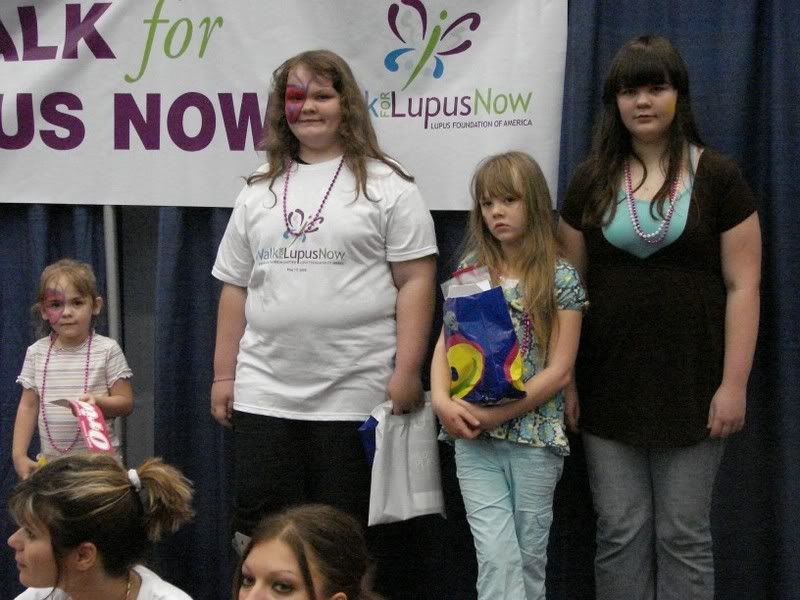 The girls at the Lupus Walk