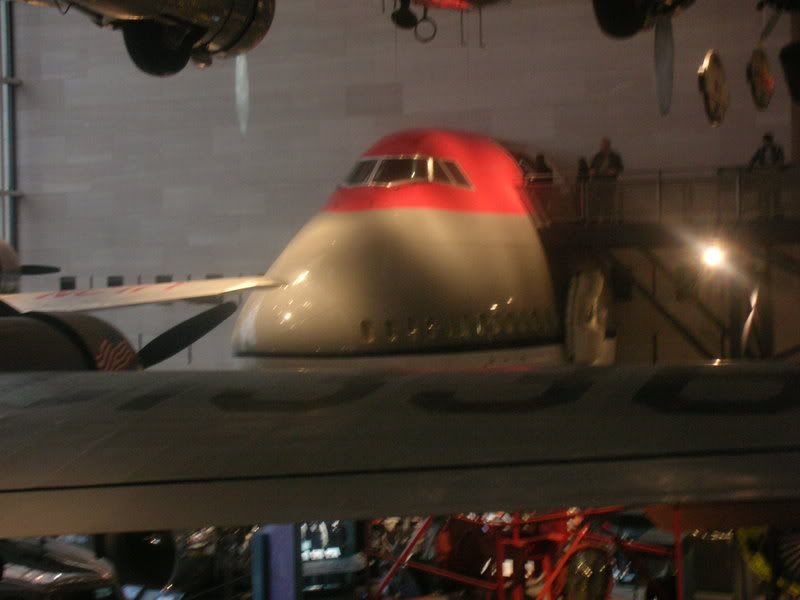 Northwest 747 in the Smithsonian Air and Space Museum