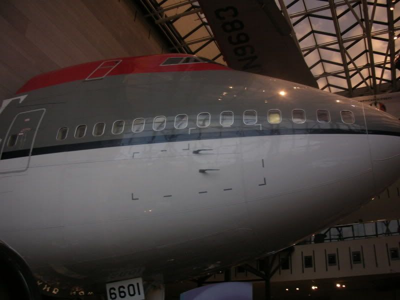 Northwest 747 in the Smithsonian Air and Space Museum