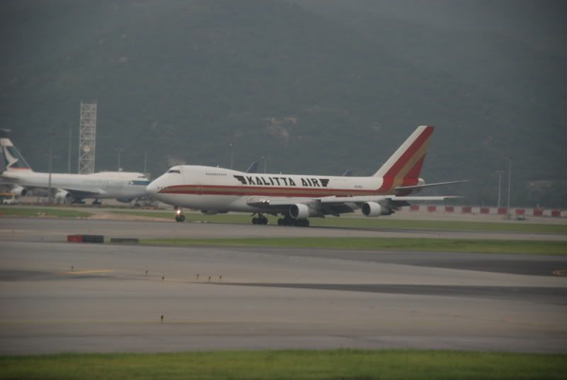 Kalitta Air 747-200 at VHHH