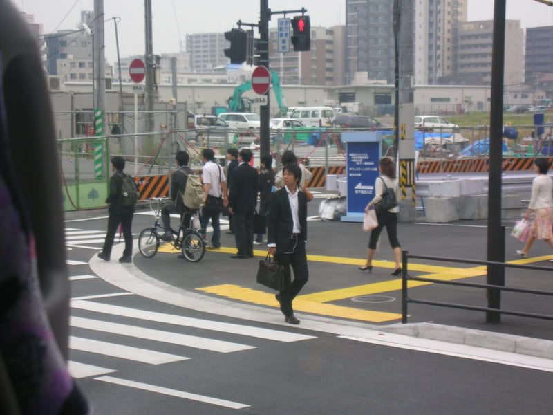 Osaka commuters