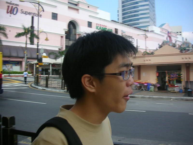 Jinjun outside Plaza Kotaraya
