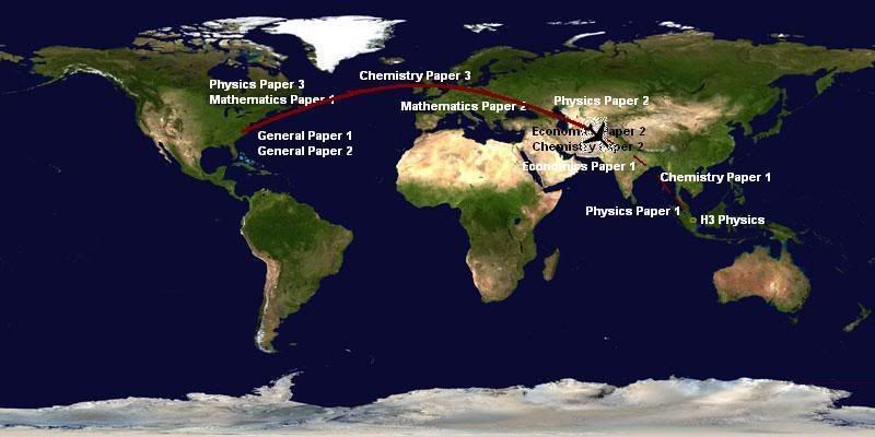 Flight map day 8