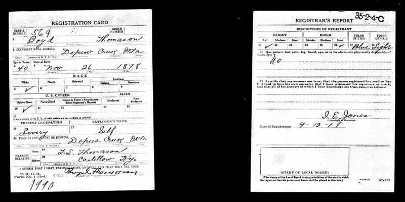 photo Boyd Thomason WWI draft card.jpg