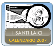 Il calendario 2007 dei santi laici