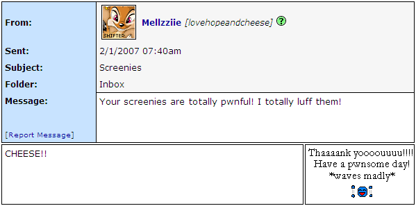 1000/10. I feel pwnsomely special!^^