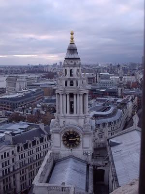 View from the top of St. Paul's Cathedral. Almost worth climbing over 500 steps to see!