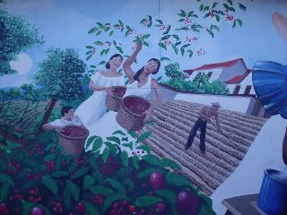 Mural at the plantation