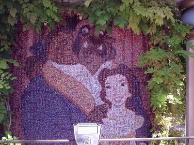 They had tons of these photo mosaics all over the park.
