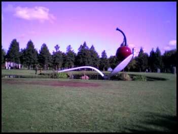 Spoonbridge and Cherry at the Walker Arts Center
