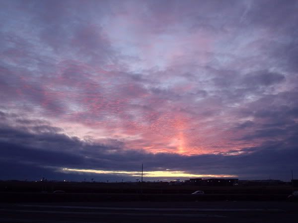 Icelandic sunset.