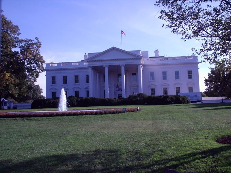 The White House looked MUCH smaller and less impressive in person than it does on TV.  Hmmm…how to improve it?
