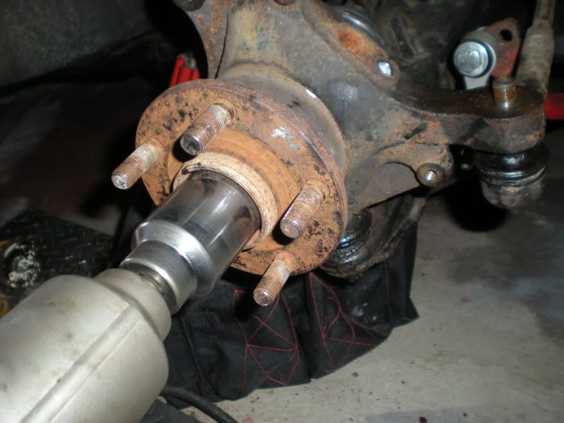 How to remove hub assembly on 02 WRX