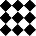 checkered diamond